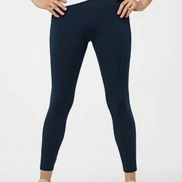 Zuda Black athletic leggings wide waistband - Picture 1 of 4